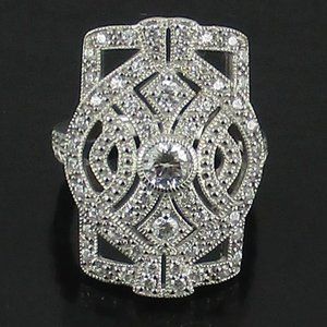 Xavier 1.23ct Absolute "Egyptian" Shield Ring